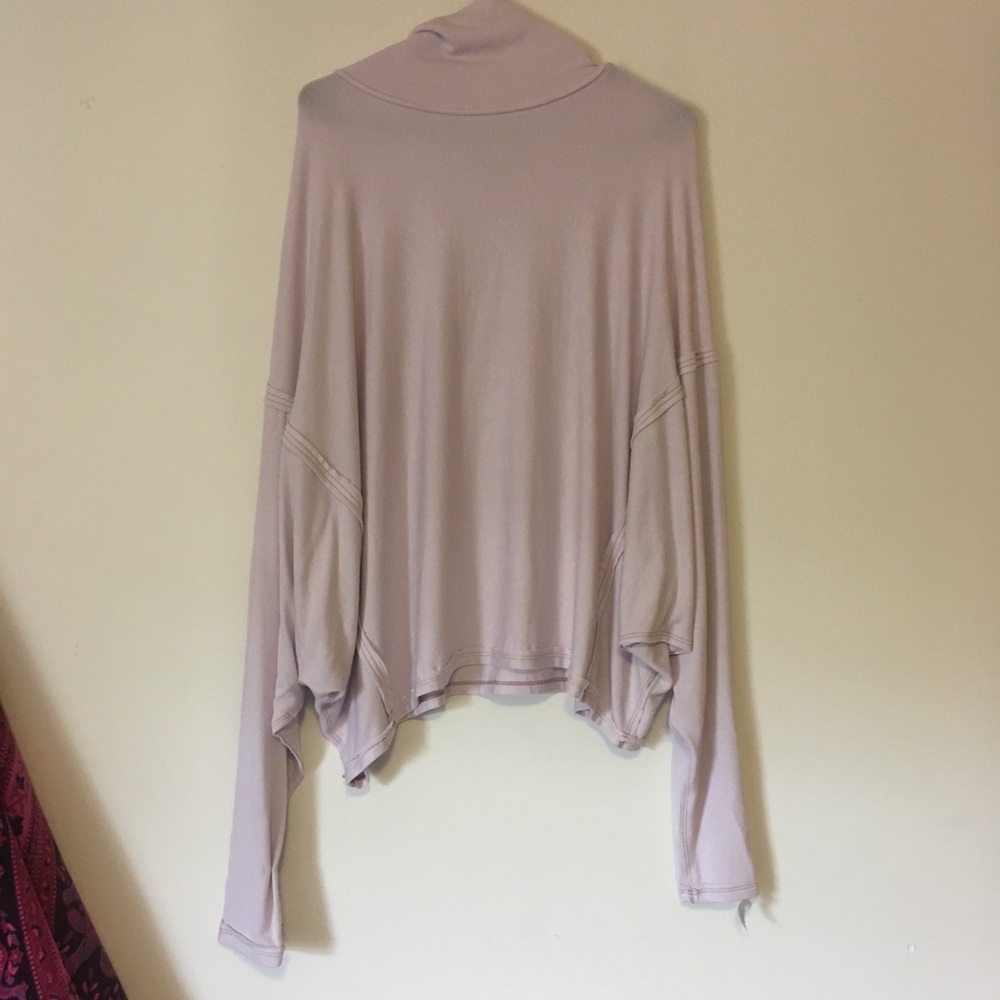 Free People Lilac Turtleneck